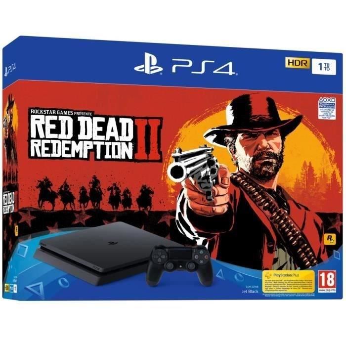 Console PlayStation 4 Sony Pro 1 To + Manette + Red Dead Redemption 2 - Noir - Reconditionné - Excellent état Reconditionné - Sony reconditionné disponible sur Cdiscount Seconde Vie