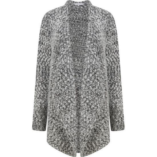 AMARA REYA Gilet Waterfall Noir/Blanc Femme Noir - Cdiscount Prêt-à-Porter