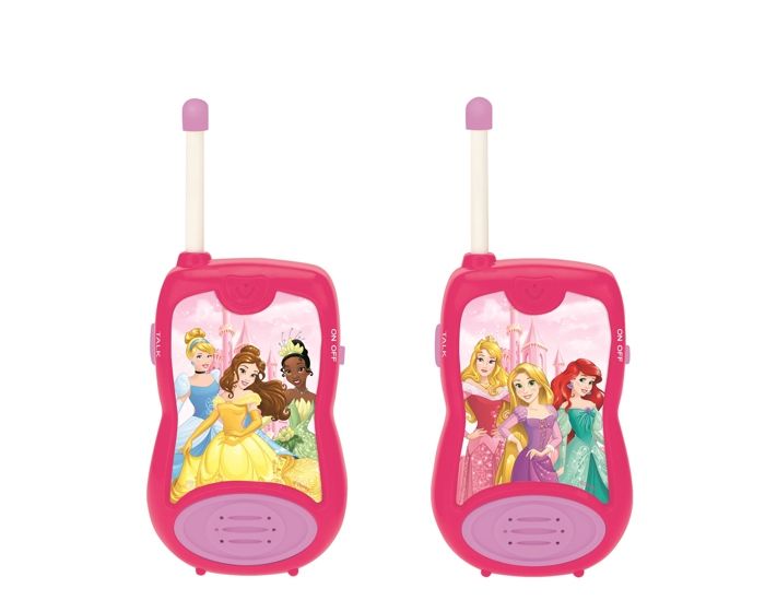 Talkie-Walkies Disney Princesses - LEXIBOOK - Portée 100m - Antenne flexible - Clip ceinture amovible