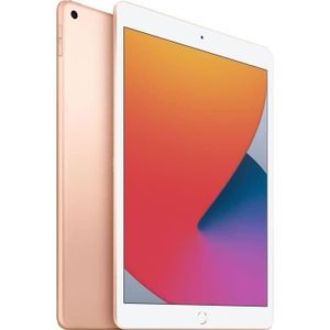 TABLETTE TACTILE APPLE iPad WiFi - 10,2" - 128 Go - Or (2020) - Rec