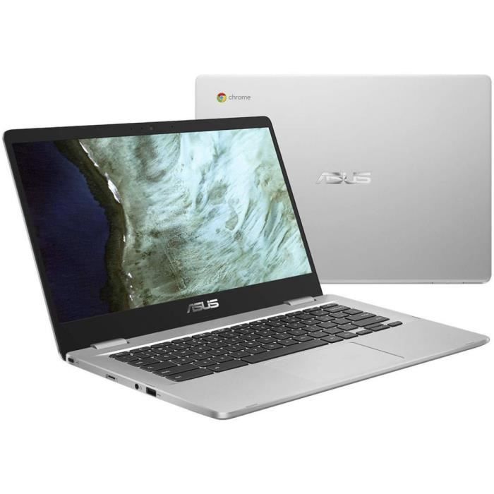 ASUS Ordinateur C423NA-BV0044 – 64GB eMMC – Argent – Reconditionné – Etat correct