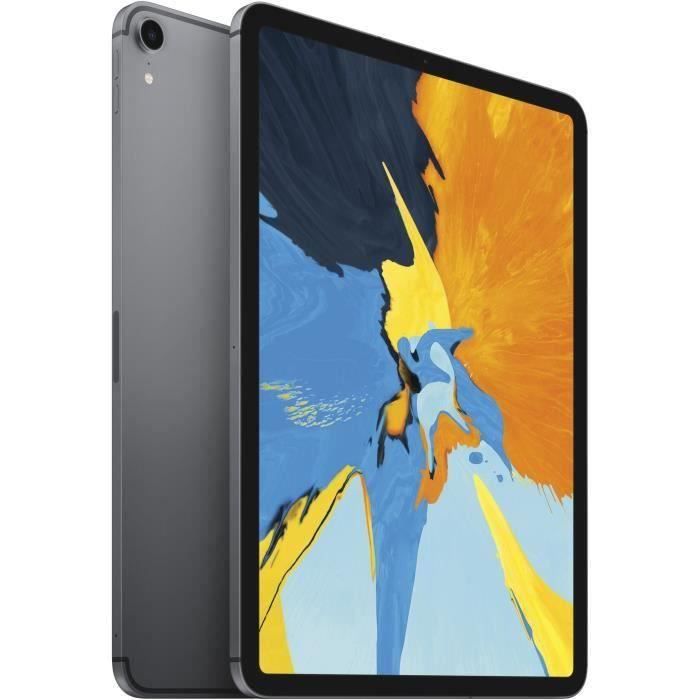 Apple - 11 iPad Pro 512Go WiFi + Cellulaire - Gris Sidéral (2018) - Reconditionné - Etat correct - Apple