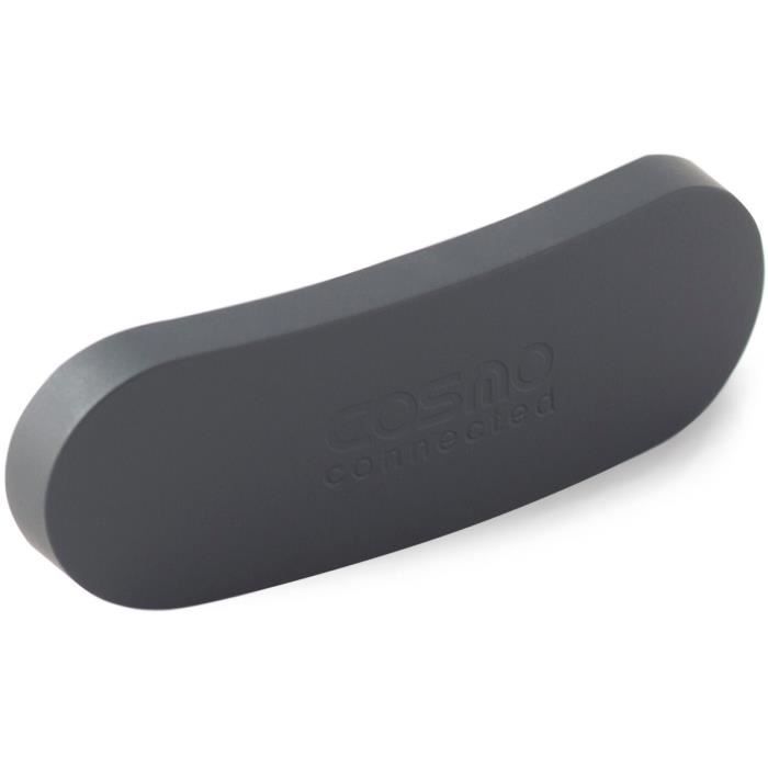 Basi Magnetiche Per Casco Cosmo Connected - Kit Da 2 Pezzi, Nero Lucido - Supporto Per Luci