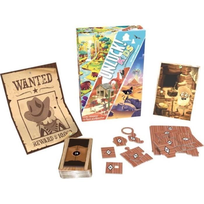 Asmodee Unlock! Histoire De L'île D'Émeraude (FR) - Jeu De Cartes - Jeu D'évasion Pour Enfants Et Adultes - Âges 6+ - 1-4 Joueurs - 15-30 Minutes - Un Jeu De Space - Foto 4