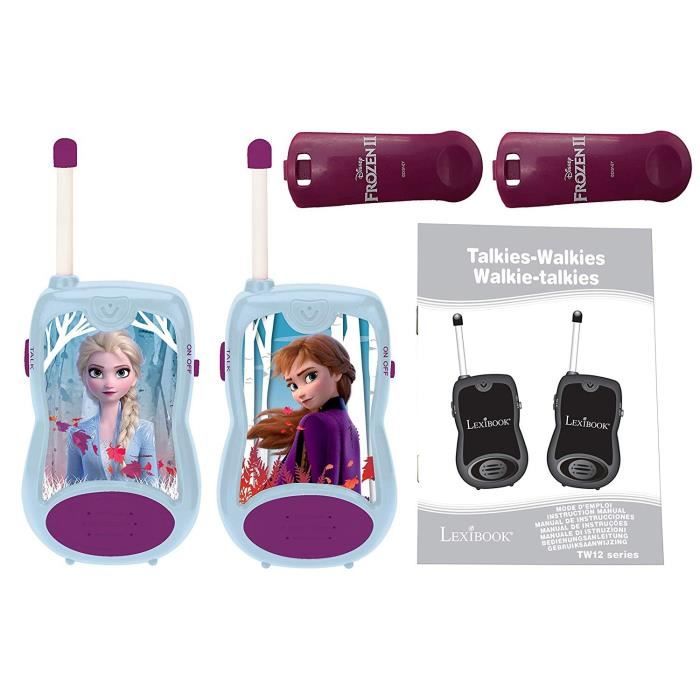 LEXIBOOK Disney La Reine des Neiges avec Elsa et Anna Talkies-walkies (2  km, 2 pièce) - Interdiscount