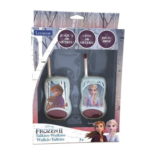 Talkies-Walkies La Reine Des Neiges – Lexibook – Portée 100m – Enfants Dès 8 Ans