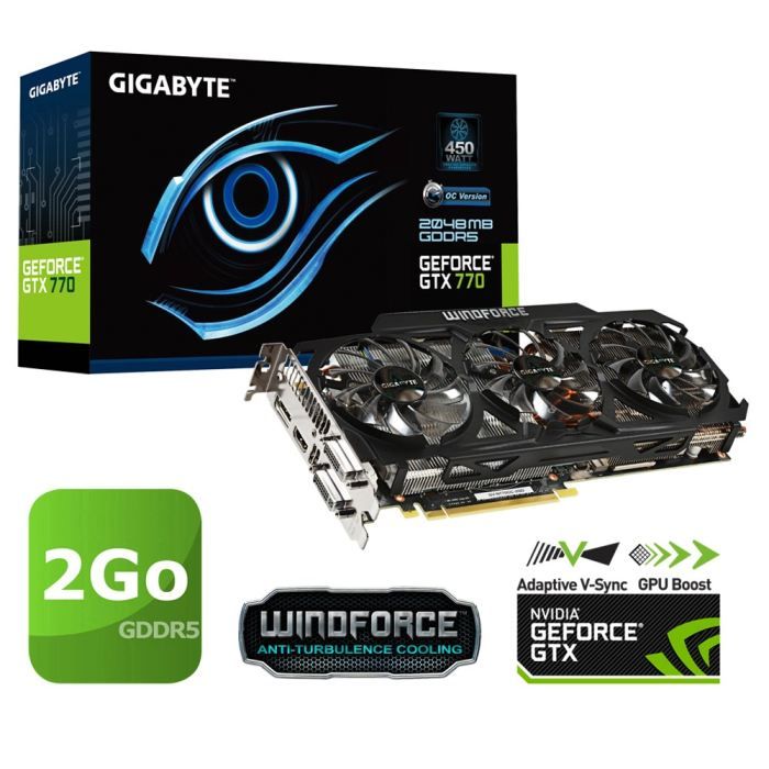 Gigabyte GTX770 2Go GDDR5 OC