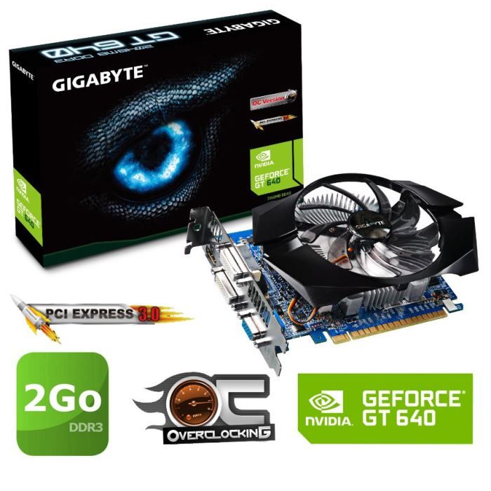Gigabyte GT640 2Go DDR3 OC Cdiscount Informatique