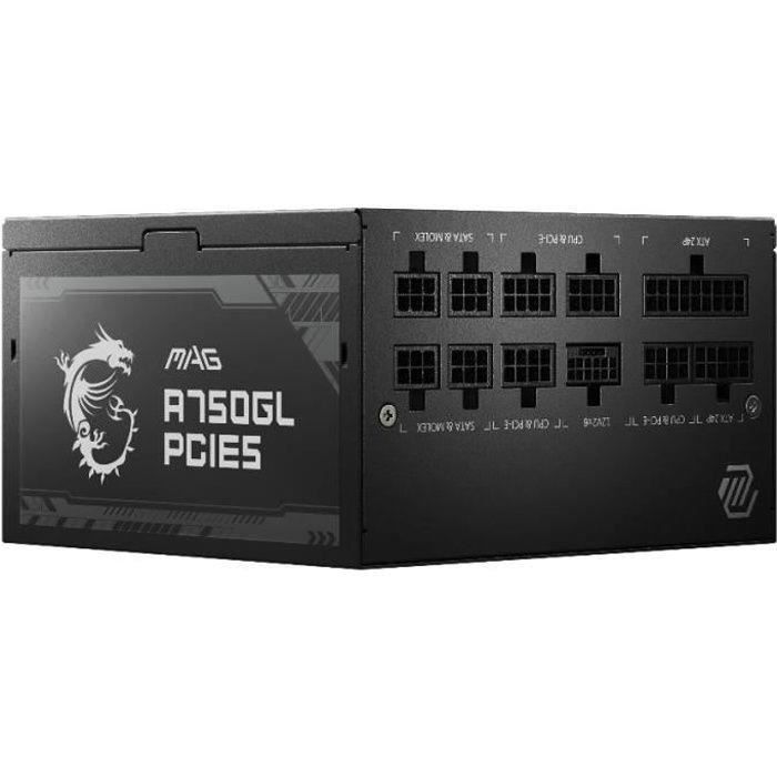 MSI A750GL PCIE5 750W 80 Plus Gold Modular