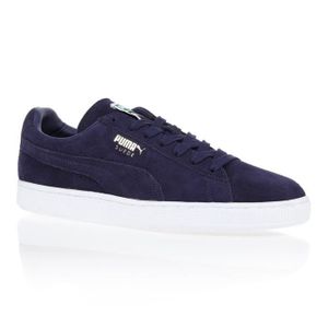 puma suede bleu marine uni