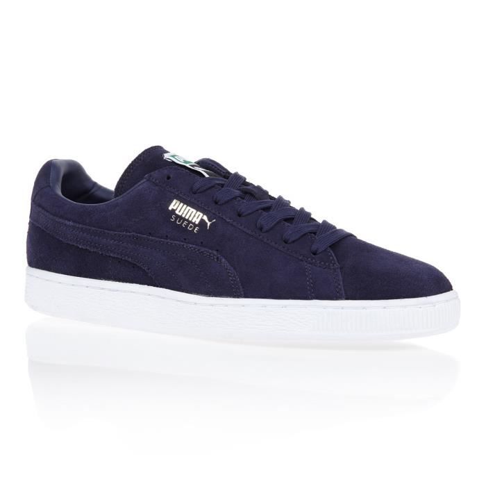 puma suède bleu