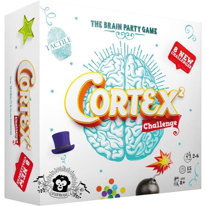 Zygomatic | Cortex 2 : Challenge | Jeu de société | À partir de 8 ans | 2 à 6 joueurs | 15 minutes