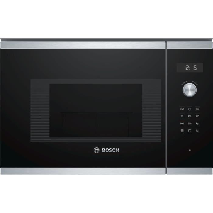 Micro-ondes grill encastrable BOSCH BEL524MS0 inox - 20 L - 800 W - Grill 1000 W