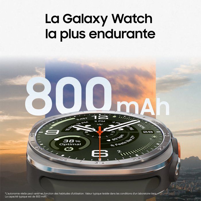 SAMSUNG Galaxy Watch Ultra2 Montre connectée Noir Titane
