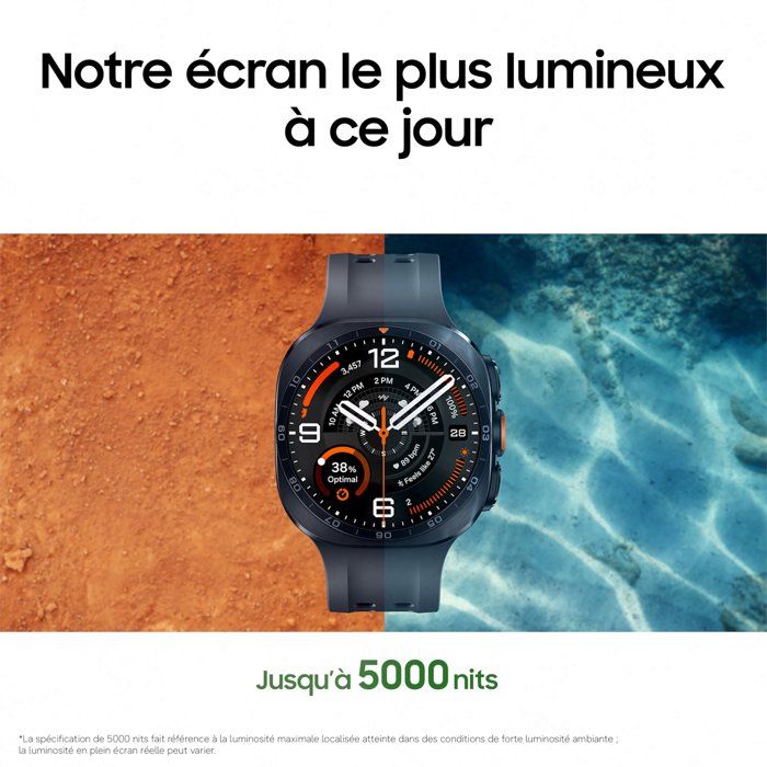 SAMSUNG Galaxy Watch Ultra2 Montre connectée Noir Titane