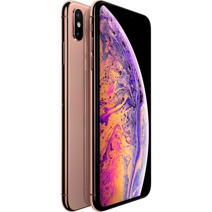 Acheter Téléphone portable APPLE iPhone Xs Max Or 512 Go pas cher Achat Téléphone portable APPLE iPhone Xs Max Or 512 Go pas cher