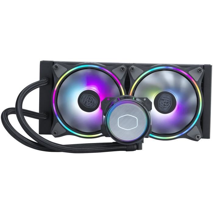 COOLER MASTER - Refroidissement liquide PC - MasterLiquid ML240 Illusion ARGB - Radiateur 240mm - Noir (MLX-D24M-A18P2-R1)