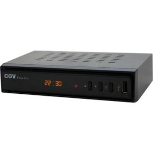 Double Tuner TNT AGW92 DVB-T 160km/h fonction PVR USB LED déportée avec 2  antennes et décodeur DIVX MKV MPEG4