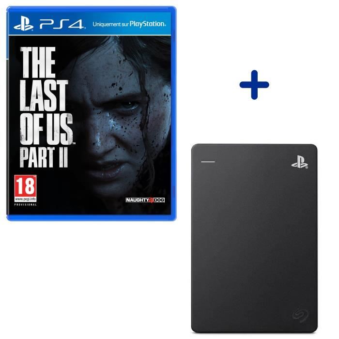 The Last of Us Part II Jeu PS4 + Disque Dur Externe Gaming PlayStation®4  SEAGATE - 2To - USB 3.0 (STGD2000200) - Cdiscount Jeux vidéo