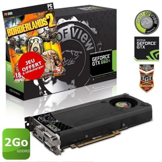 Point Of View Tgt Gtx660ti 2go Gddr5 Ultracharged Cdiscount Informatique