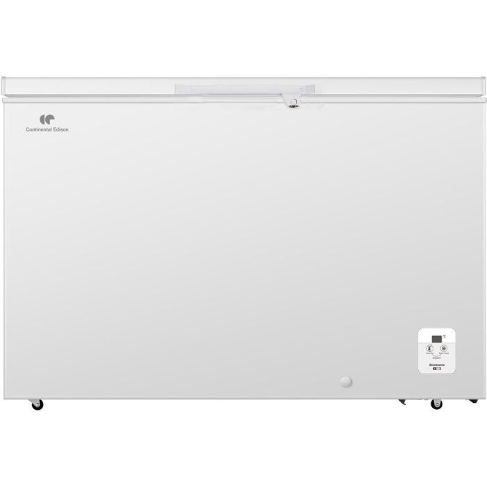 Congélateur coffre - CONTINENTAL EDISON - CECC372WD - 372 L - 130 x 40 x 845 cm - Classe D - Blanc - Continental Edison