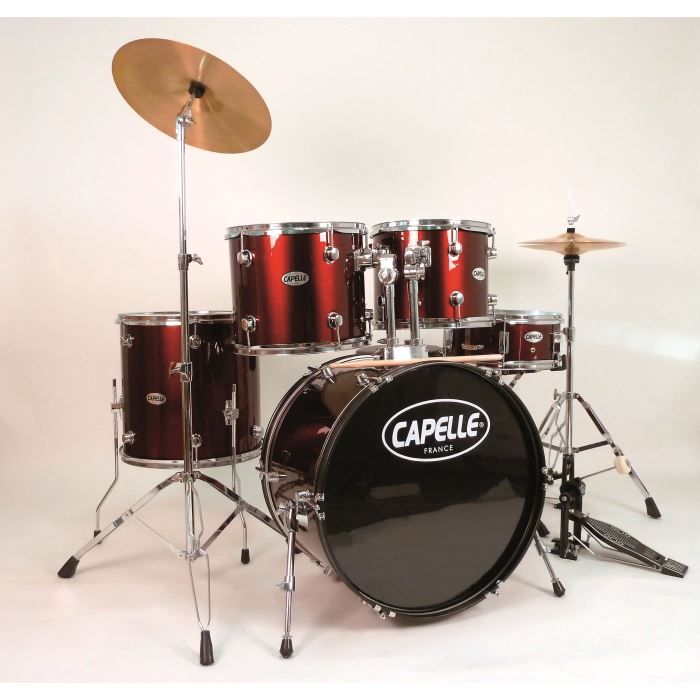 Capelle Batterie 5 Futs Complete 22 Rouge Cdiscount Instruments De Musique Capelle Batterie 5 Futs Complete 22 Rouge Cdiscount Instruments De Musique