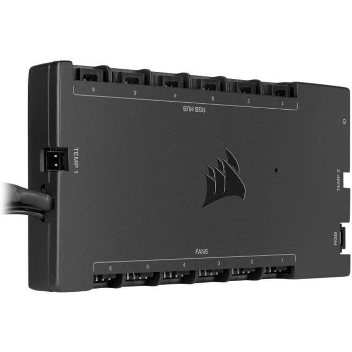 CORSAIR iCUE Commander CORE XT – Digital Fan Speed and RGB Lighting Controller (CL-9011112-WW)