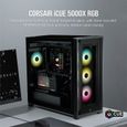 CORSAIR Boîtier PC iCUE 5000X RGB - Verre Trempé Moyen-Tour ATX - Noir (CC-9011212-WW)-1