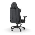 CORSAIR - Chaise bureau - Fauteuil Gaming - TC100 RELAXED - Tissu - Ergonomique - Accoudoirs réglables - Noir/Gris --3