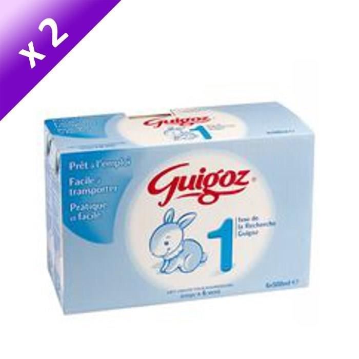 Guigoz lait 1er âge liquide - 6 x 70ml