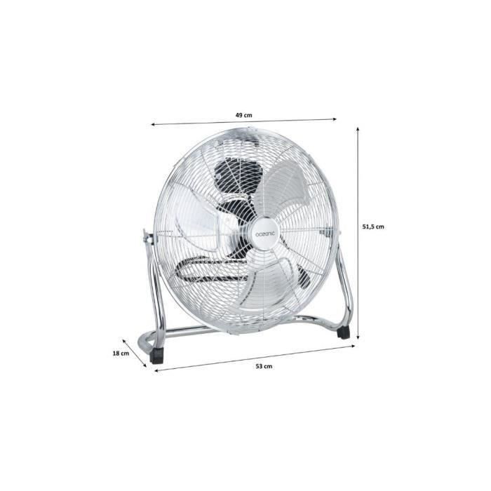 Ventilateur industriel au sol S.Plus VM 30 PA.1 diamètre 30 cm 3500m3/h