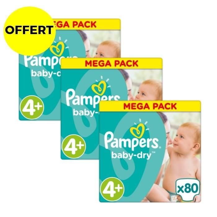 Pampers Baby Dry Taille 4 9 A 18kg 240 Couches Format Mega X3 Achat Vente Couche Soldes Sur Cdiscount Des Le 20 Janvier Cdiscount