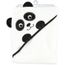 Serviette à Capuche Panda En Bambou Pour Enfants - 90x90 Cm, Douce Et Ultra-absorbante