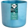 Pot de fleurs ronde ELHO The Ocean Collection - Bleu - Ø 22 x H 20 cm - 100% recyclé-0