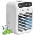 Mini climatiseur portable Glacier Breeze – 500 ml, USB, 2 vitesses, 2h d'autonomie
