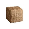 Pouf Carre En Jonc De Mer Achat Vente Pouf Poire Cdiscount