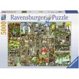 Puzzle 5000 pièces - Ville bizarre / Colin Thompson - Ravensburger - Puzzle adultes - Dès 14 ans-0