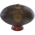 Ballon de rugby vintage UNITED - L.29 cm - Chocolat-0
