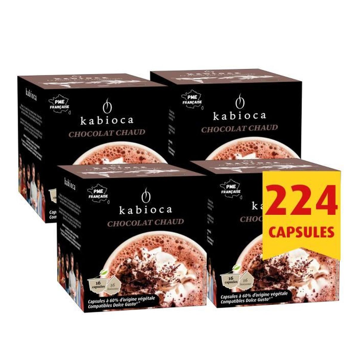 Caffè Crema-EnveaBox S: 50 Ècaffè Caffitaly Caffè Crema Capsules