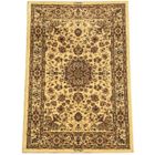 UNAMOURDETAPIS Tapis orient style AKLIM Beige 80x140 en polypropylène doux et soyeux