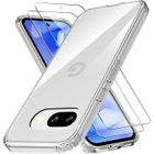 Coque Pour Google Pixel 9a Silicone Transparente Angles Renforces + 2 Verres Trempes Little Boutik©