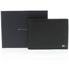 Portefeuille à l'italienne 2 volets Eton en cuir noir - Tommy Hilfiger