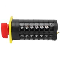 Commutateur rotatif d'alimentation Commutateur Rotatif Universel Interrupteur à Came Électrique à 12 Positions 110‑380V 16A