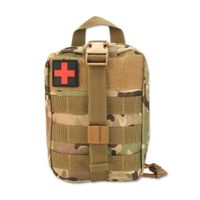 ZJCHAO sac médical Sac de premiers soins militaire de survie en plein air Pochette médicale d'urgence d'escalade (camouflage)