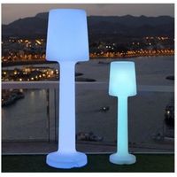 Lampe sur pied LED RGB rechargeable 165cm - NEWGARDEN - MOOVERE - Extérieur - Batterie - Polyéthylène opalin