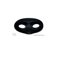 Masque Loup Noir en Tissu pour Soirées Festives - WIDMANN - Adulte Mixte - Intérieur