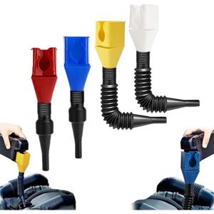 Entonnoir En Plastique Avec Tuyau Souple, Entonnoir De Remplissage En Plastique Pour Véhicule Universel Avec Bec Verseur De Tuyau Souple Pour Outil D'huile Diesel Essence