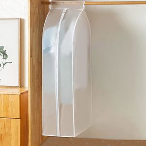 Options de rangement supplémentaires : housse à vêtements transparente et antimites, ensemble de housses à vêtements anti-poussière, idéal pour la penderie, protège vêtements, chemises et costumes - R