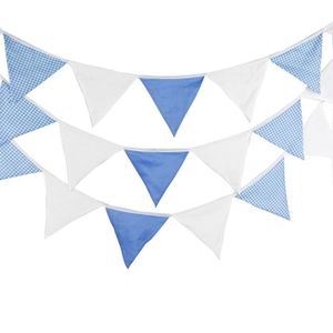 Bruant Banni/ère Costume pour Costume Pour Les F/êtes Danniversaire de Mariage de Jardin D/écoration de Classe Danniversaire 25M PTN Triangle Drapeau Guirlande D/écoration