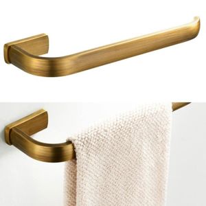 Hctina Barre de serviette Salle de bains Cuisine Support Mural Pour porte-serviettes Cuivre simple,30cm